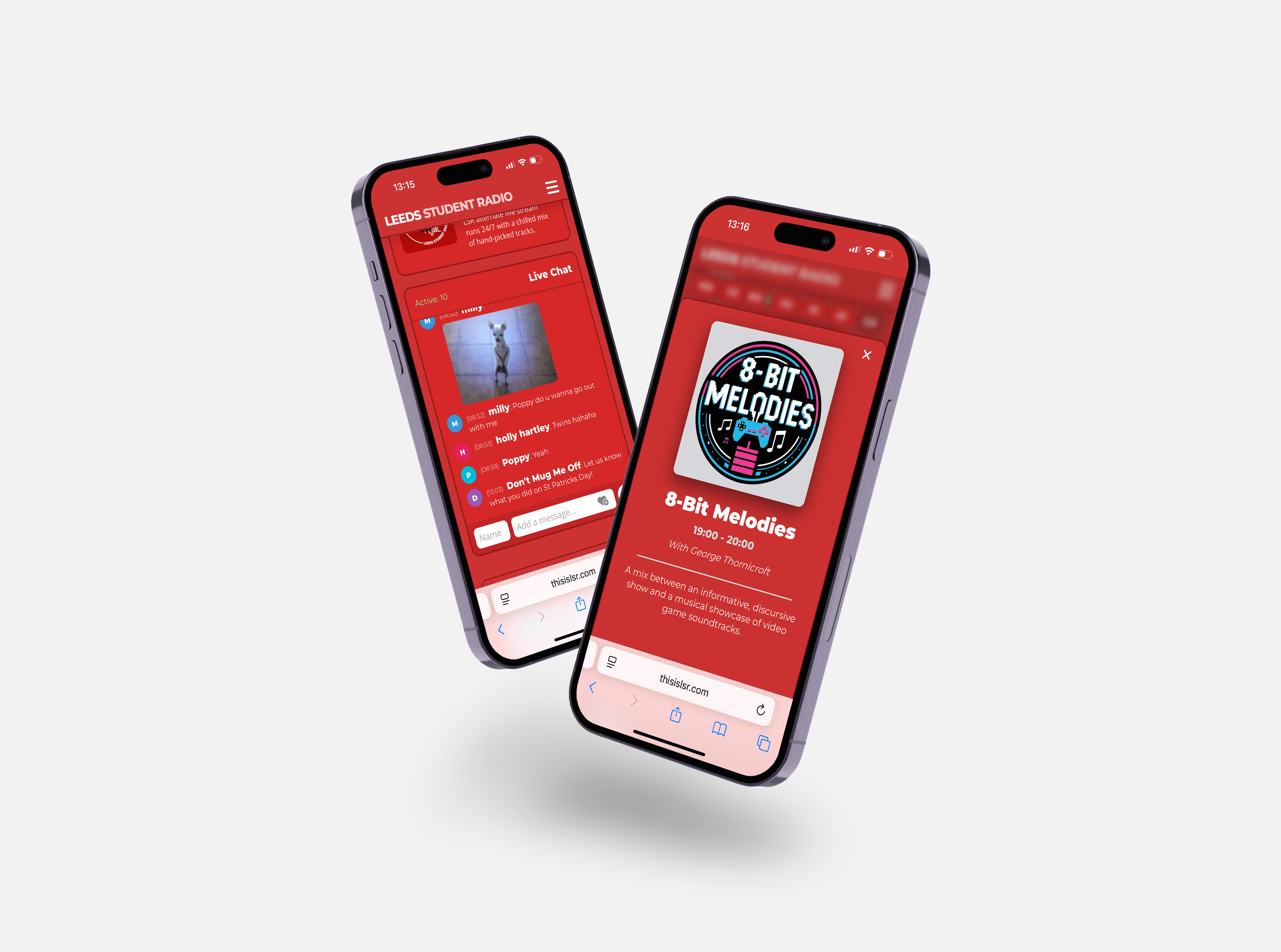 Mobile Mockup LSR